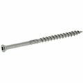 Hillman Wood Screw, #8, 1-5/8 in, Plain 18-8 Stainless Steel Trim Head Torx Drive 42506